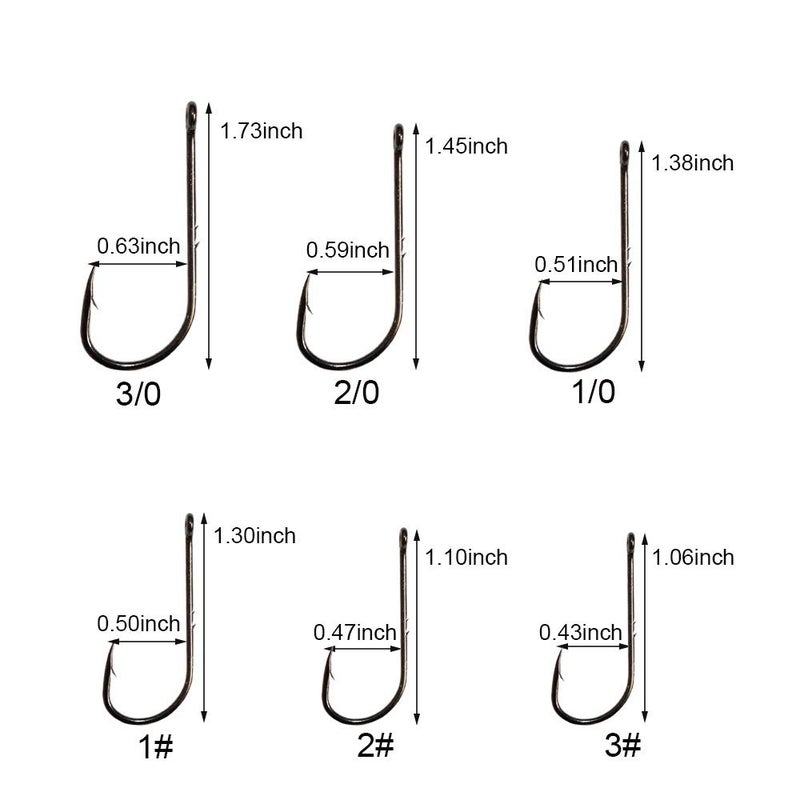 Laxygo 50-100pcs/ Pack Bait Holder Hooks 2 Barbs Fishing Hooks - Image 2